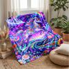 Manta Temática Fantasia Unicórnio Arco-Íris Leve Quente Manta de Flanela Manta Decorativa para Decoração de Casa