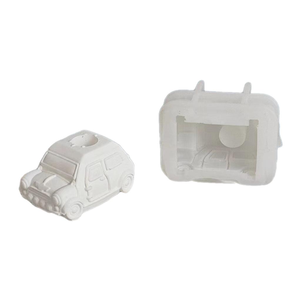Car Candle Holder Silicone Mold Candlestick Resin Molds  Casting Mould for Candle Stand Base Table Home Decorations