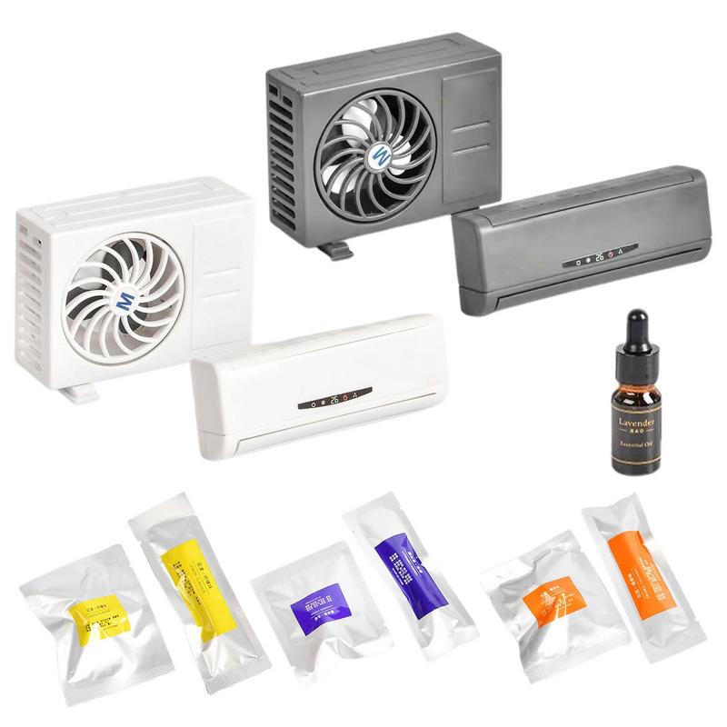 Universal Car Fragrance Diffuser Solar Air Conditioner Shape Vent Clip Aromatherapy Diffuser Car Air Fresheners For Car Supplies