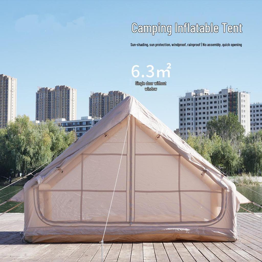 6.3 sqm Home Use Automatic Inflatable Tent, Oxford Cloth for Camping