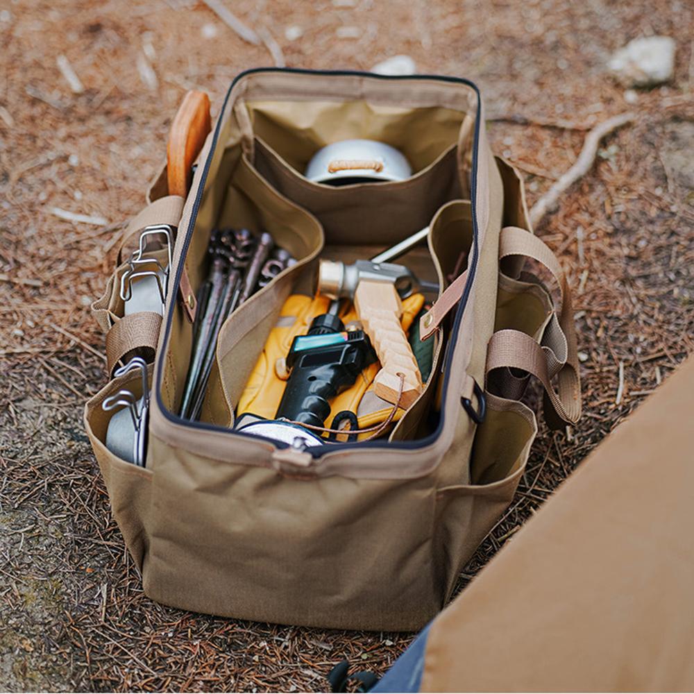 Outdoor Tool Bag Portable Water-resistant Camping Tool Bag Storage Pouch Tote Organizer Bag