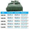 Washed Cotton Bed Linen Bedding Set 3/4 Pieces Bed Sheets Set Solid Color Comforter Cover Couple Queen King Size Bed Quilt Cover