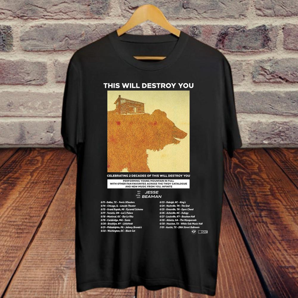 

This Will Destroy You 20th anniversary tour T Shirt Full Size S-5XL Unisex T-Shirt M