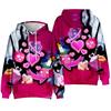 Blox Fruits Hoodies für Herren und Damen Cartoon-Print Locker Lässig Langarm Lässiges Sportliches Sweatshirt