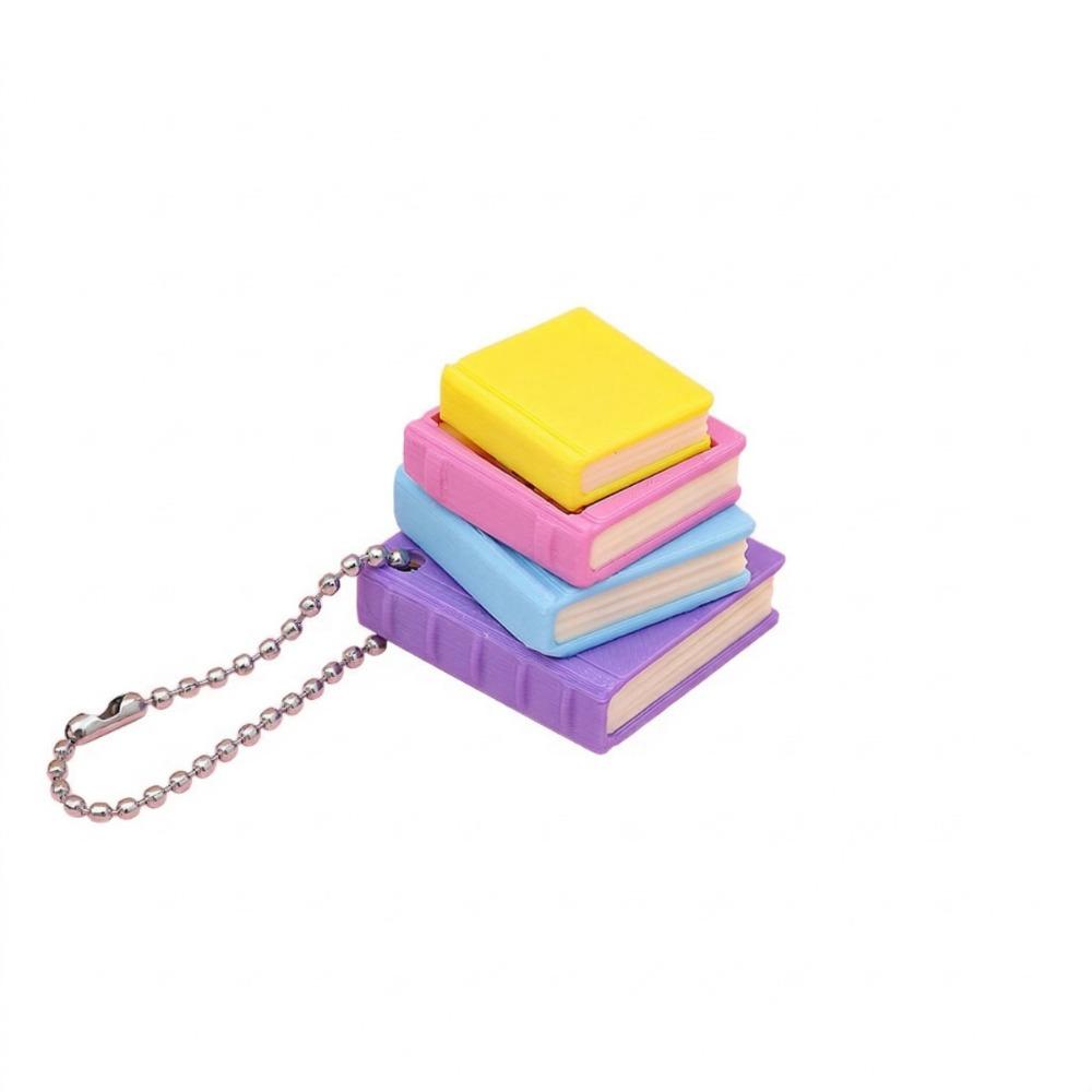 

PLA 3D Printed Keychain 3D Printed Funny Fidget Toy Fashion Book Series Pendants Sport Lover Gift Style C