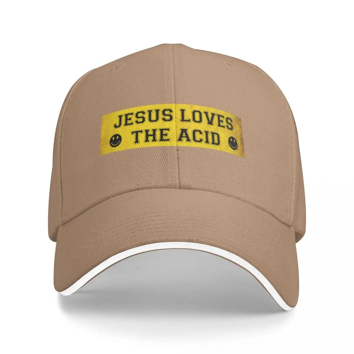 Jesus Loves Acid Baseball Cap fashionable hard hat Hats Woman Men s