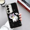Pink Unicorn Rainbow Soft Phone Case For Samsung A17 A27 A07 A37 A57 A16 A56 A15 A55 A14 A54 A13 A53 A26 A36 A25 A35 A24 A34 A23