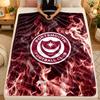 Flannel BlanketPortsmouth FC Warm Soft Throw Blanket for Indoor Sofa Bed Living Room Use