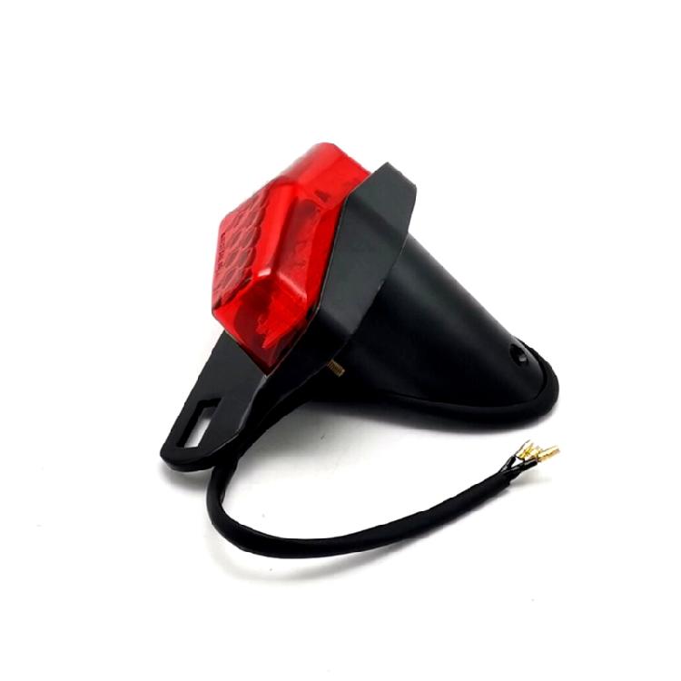 Universal Motorcycle LED Tail Light Mini License Plate Light 12V Mini Tail Ligh