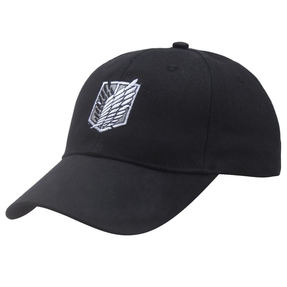 Attack On Titan Pattern Embroidered Cap Uv Protection Women Activities Outdoor