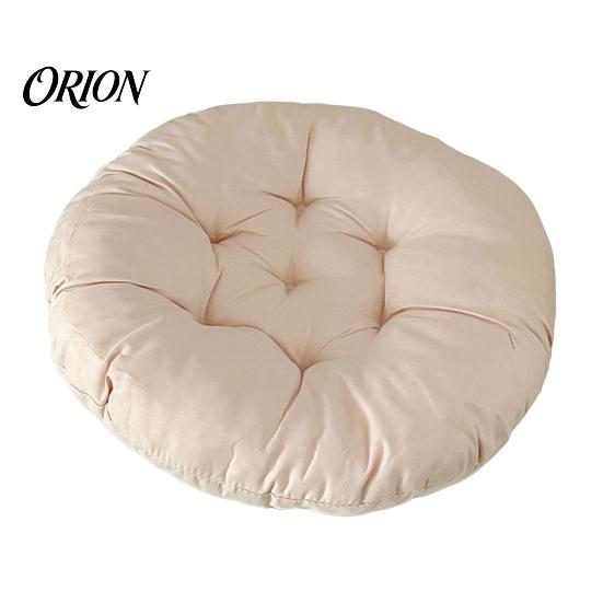 Soft Chair Cushion for Office with Straps, Square Round Seat Pad, Solid Breathable Long Sitting Color Non-slip Pad Dining Patio Desk