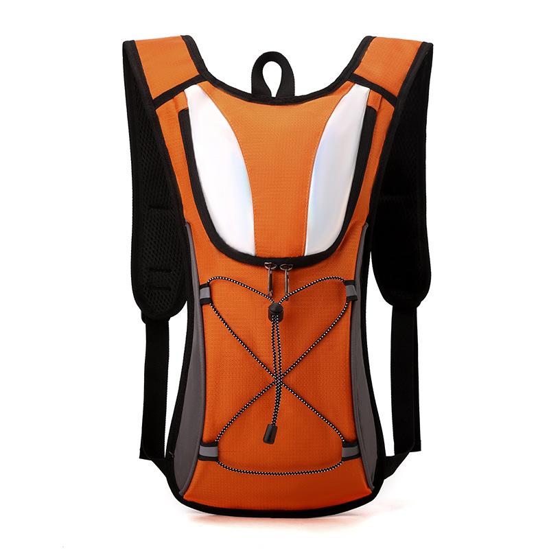 

Мужской легкий походный альпинистский рюкзак для езды, контрастный цвет, уличный рюкзак оранжевый