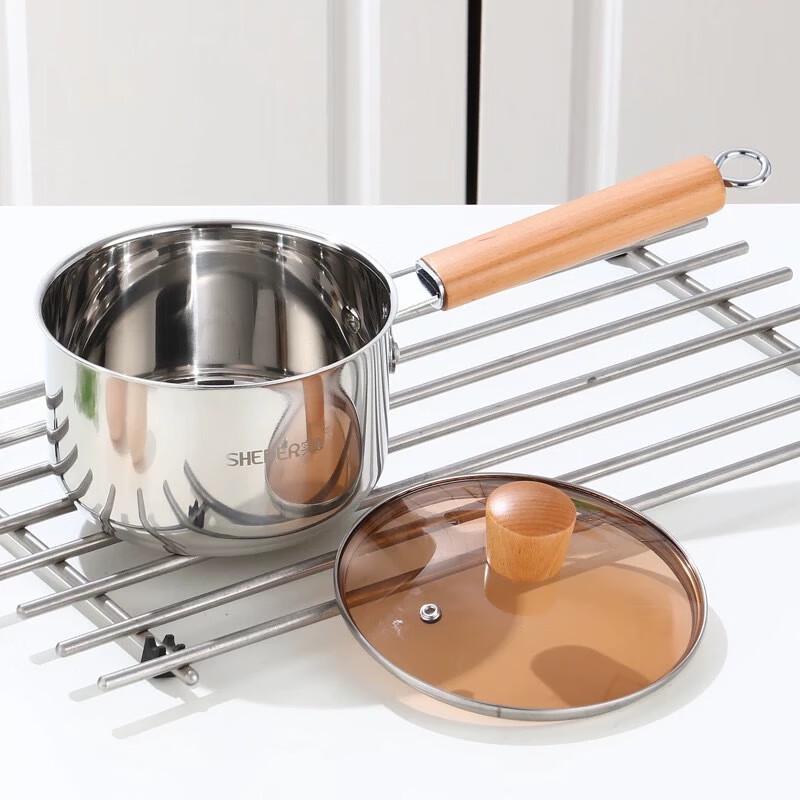 ZISIZ Stainless Steel Baby Milk Pot