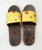 Japanese Burnt Paulownia [KYOETSU] [Kyoetsu] Sandals, Geta, Pattern, Wood, Women's (13, measurement_24_point_5_centimeters)