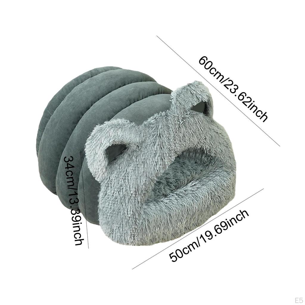 Cat Bed - Non-Slip Sleeping Bag, Washable, Warm, Comfortable, Self-Warming, Pet Bed, Kitten, Shelter