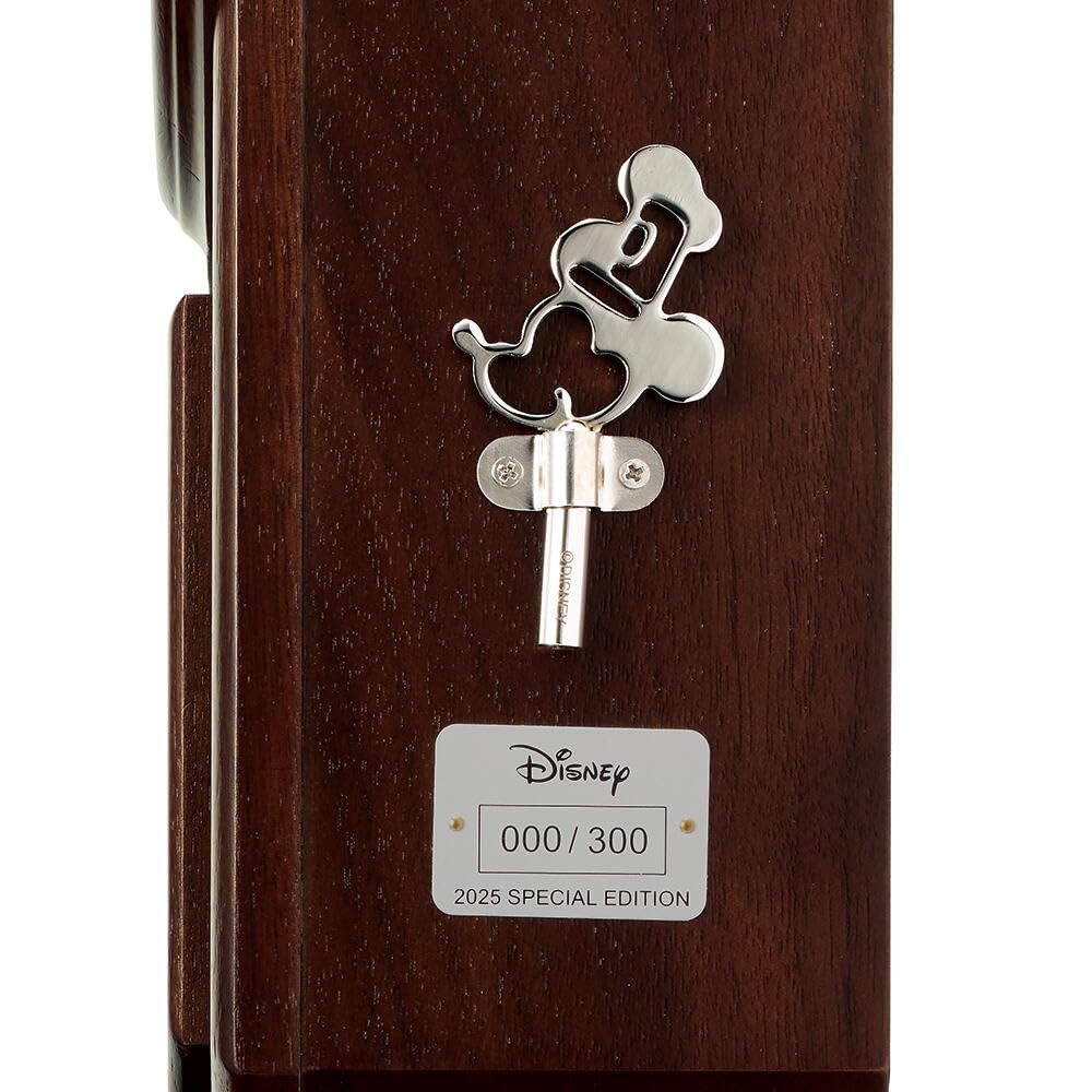 Seiko Clock Pendulum Wall Mickey Mouse Character Quartz Dark FS805B Clock, Design, Movement, Brown, 395x233x102mm,
