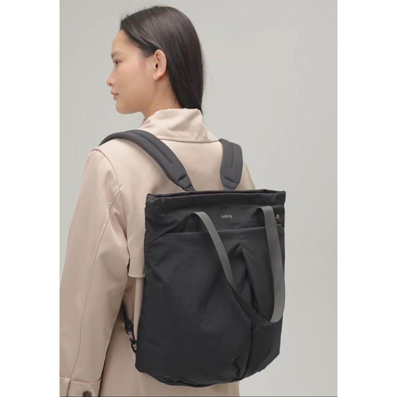 

Bellr ~ Australia Lite Totepack New Lightweight Backpack Large Capacity Functional Tote Bag Men and Women Bag Classic Black