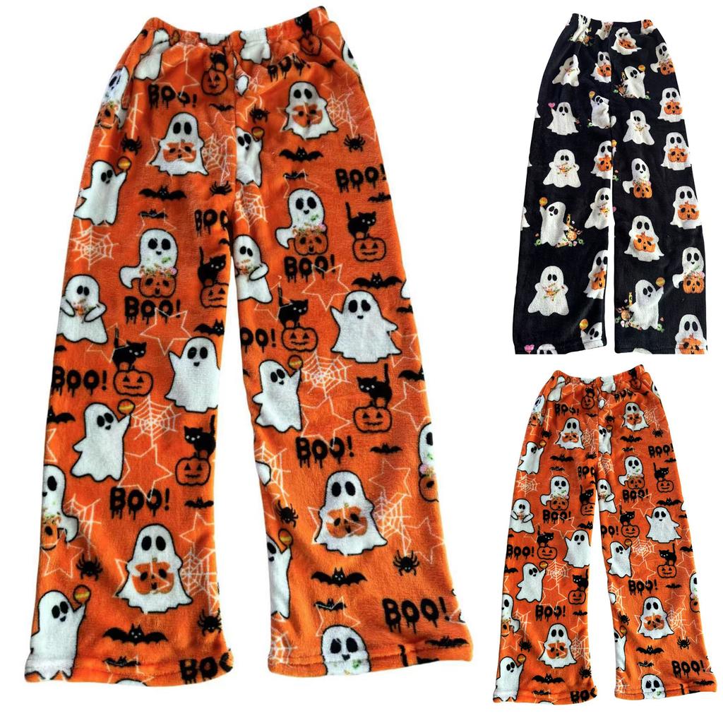 Anime Pyžamové kalhoty Oblečení na spaní Ležérní Stahovací šňůrka Kalhoty v pase Pohodlné Rovné Yoga Volné kalhoty