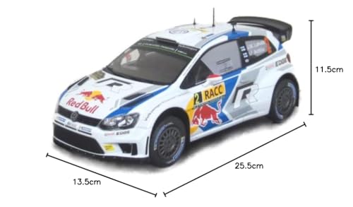 Ixo Modell VW Polo R WRC 14 Rallye Katalonien #2 J-M. Latvala/M. Anttila 1/24 Maßstab 24RAL018B