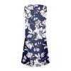 Summer Dresses For Women Beach Boho Sleeveless Printing Flowy Pocket Tshirt Tank Sundresses