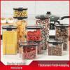 Airtight Transparent Food-Grade Storage Jar for Grains and Snacks