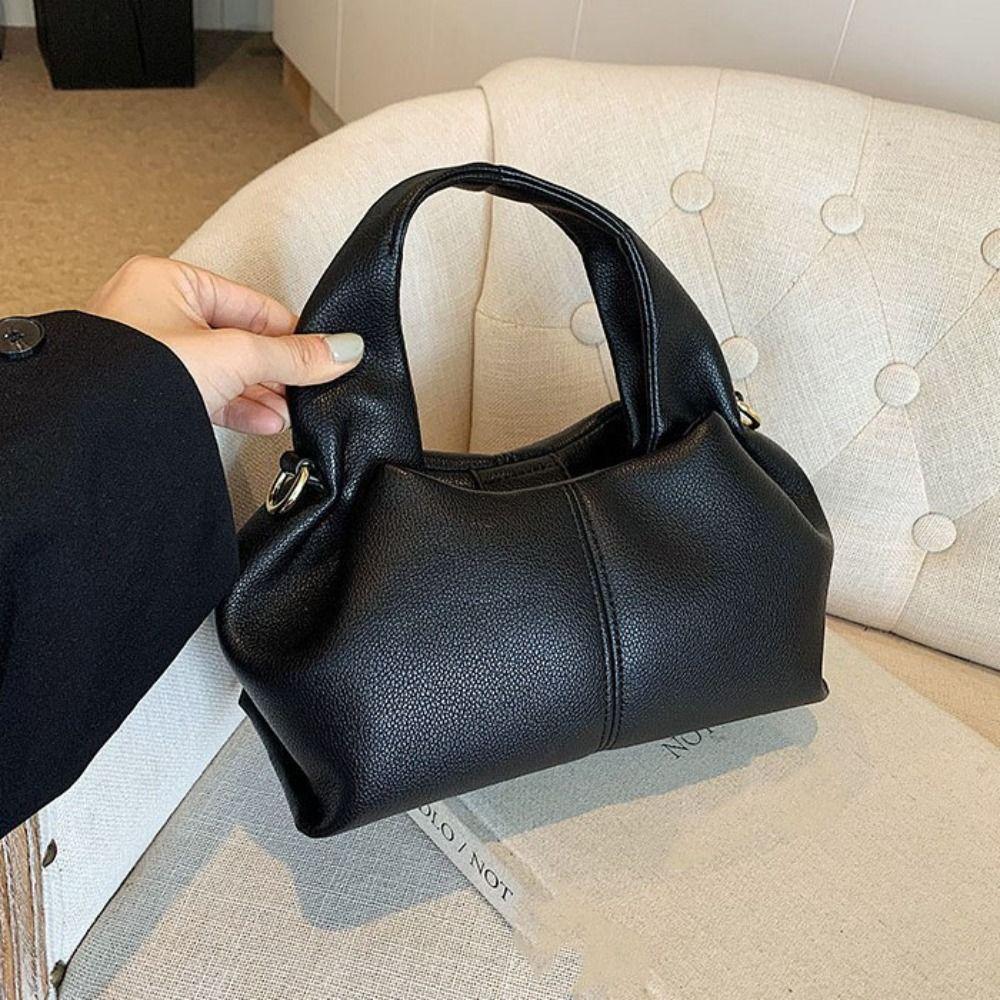 PU Leather Dumpling Shoulder Bag Light Luxury New Design Handbag Fashion Cloud Tote Bag  Gifts