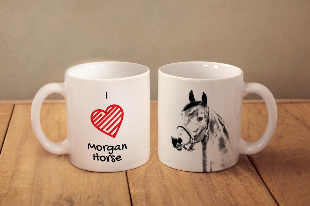 Morgan Horse - cup with a horse, cute cup with graphics, a gift with your photo from the Art-Dog brand