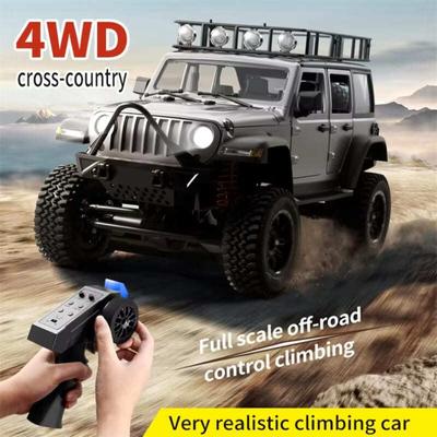 Nuovo cingolato 4x4 Car MN128 2.4G Climbing Off-road Vehicle versione professionale con luce LED modello RC in scala reale telecomando auto giocattolo regalo per ragazzo