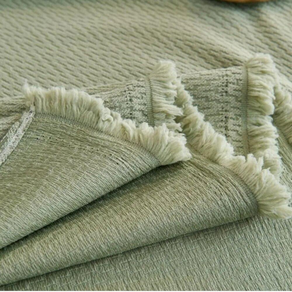 Throw Blankets for Living Room Couple Position Modern Solid Color Waterproof Camping Picnic Blanket Cover Nordic Sofa Cover Mat