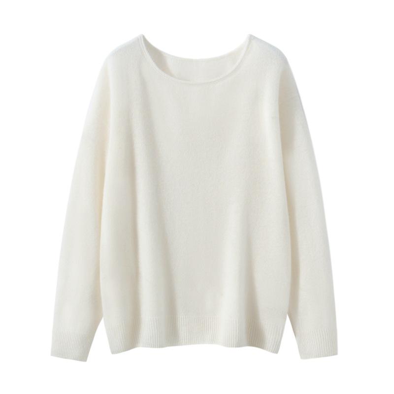 Women's 100% Cashmere Loose Fit Base Layer Top for Autumn/Winter