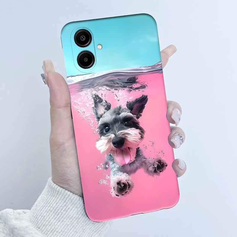 For Samsung Galaxy A06 Casing A065 SM-A065F A06 4G GalaxyA06 Cover Cute Astronaut Panda Flowers Pattern Candy Soft Silicone Case