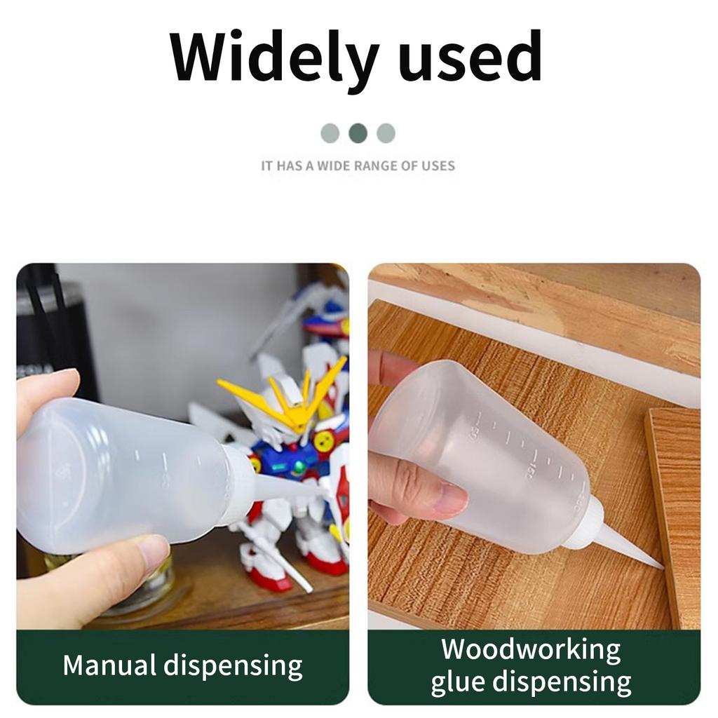 4pcs Squeeze Bottles Plastic Nozzle Nozzle Bottle Extrusion Bottle for Glue Oil and Wash Applications in DIY Projects