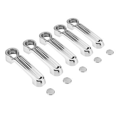 5 stuks Auto Chroom Deurklink Achterklep Sierlijst voor Jeep Wrangler Liberty Dodge Nitro