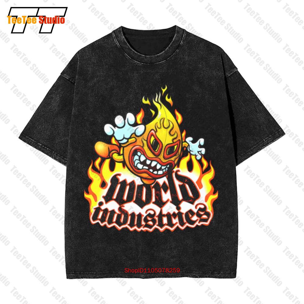 World Industries Flameboy Luchador Skate Vintage Oversized TShirt VDZY S