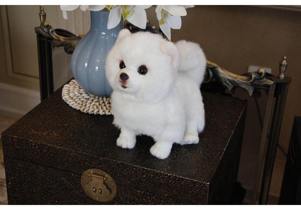 Realistic Plush Toy Dogs: Maltese, Bichon Frise, Labrador, Tibetan Mastiff - Perfect Birthday Gift