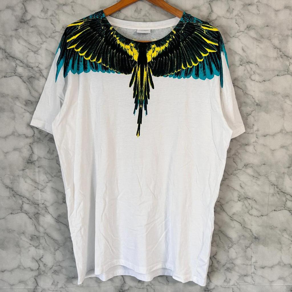 [USED] MARCELO BURLON Marcelo Feather T-shirt Worn by BTS V