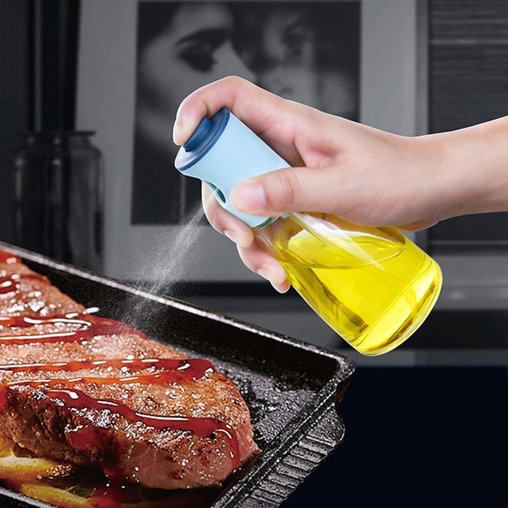 Oil Sprayer for Cooking 180ml Versatile Glass Oil Dispenser Oil Mister Oil Bottle for Baking Roasting Grilling