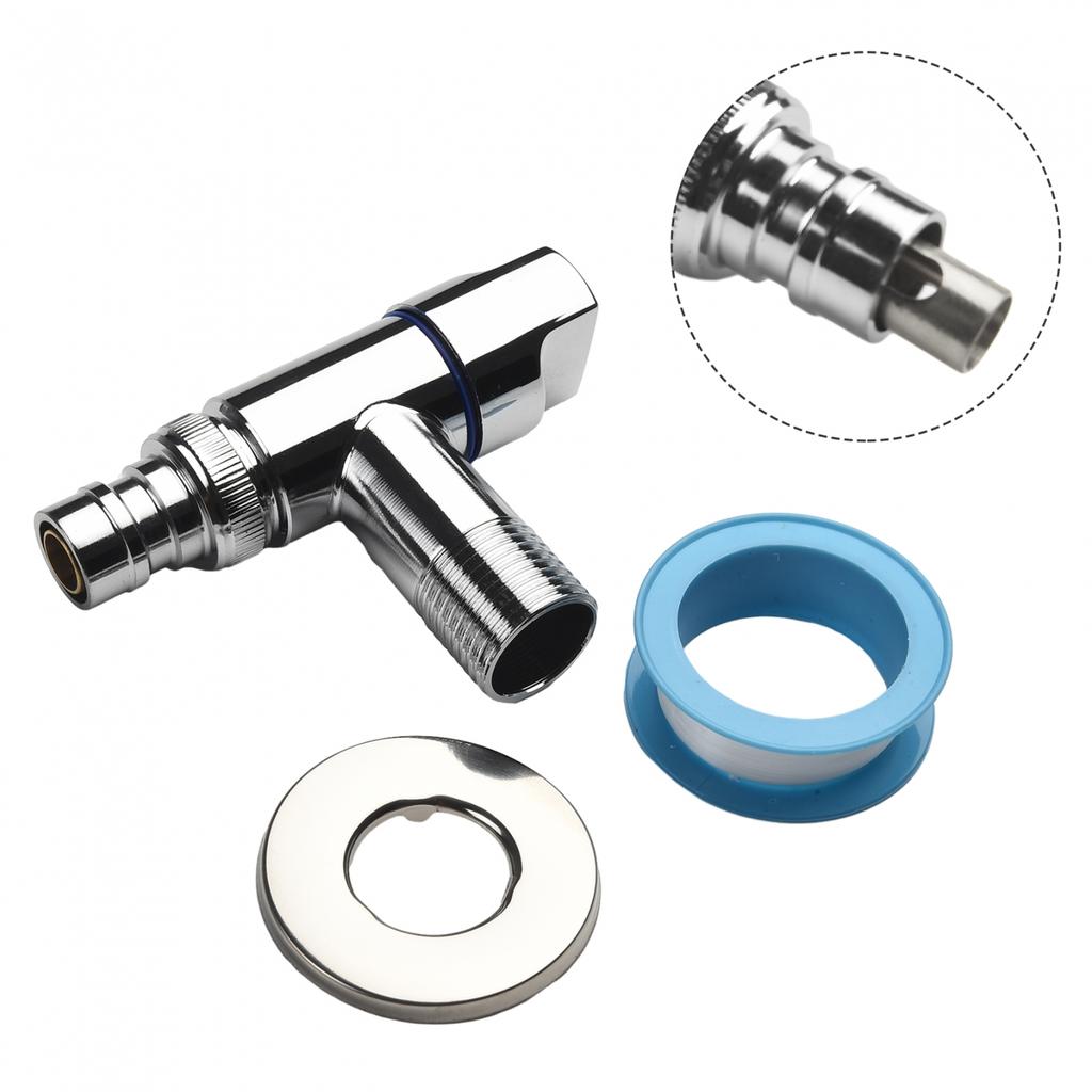 Stainless Steel Washing Machine Faucet Water Stop Quick Opening Angle Valve