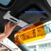 1/2pcs Sunshade Car Sun Visors For Daytime Sun Protection And Nighttime Headlight Glares Reduction Quick Installation