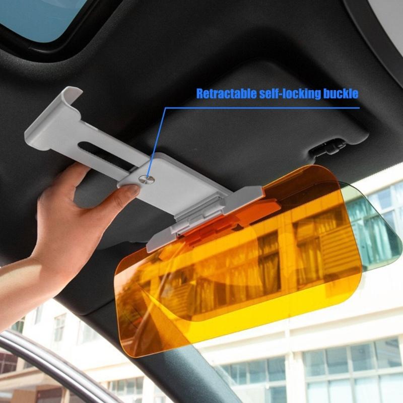 1/2pcs Sunshade Car Sun Visors For Daytime Sun Protection And Nighttime Headlight Glares Reduction Quick Installation