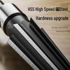 High-Speed Steel Taper Reamer - Straight Handle, Hexagonal Cone, High Hardness for Woodworking and Metal Expansion
