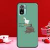 Custodia Cartone Animato Oca Divertente Per Xiaomi Redmi Note 11 Pro Note 10 9 8 Pro 11S 9S 10S Cover Per Redmi 10 9 9A 9C 9T