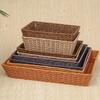Hardness Rattan Wicker Woven Serving Baskets Handwoven Rattan Basket