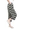 Summer Cotton Silk Polka Dot Slimming Over-the-Knee Pants