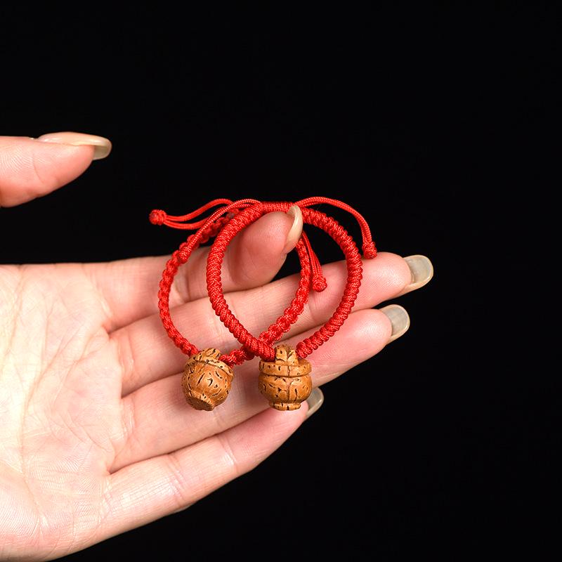 Peach Basket Diamond Knot Red Bracelet - Baby & Infant Gift