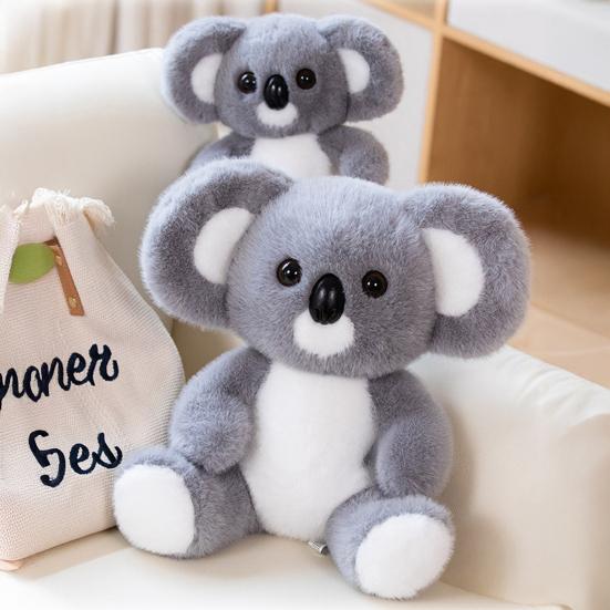 Realistic Koala Plush Doll Huggable Stuffed Animal Sleeping Pose Koala Plushie Emotional Comfort Companion for Children