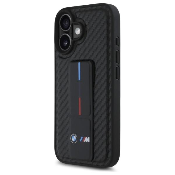 BMW Bmhcp16Sgspcck Iphone 166.1 Black/Black Hardcase M Grip Stand Smooth And Carbon