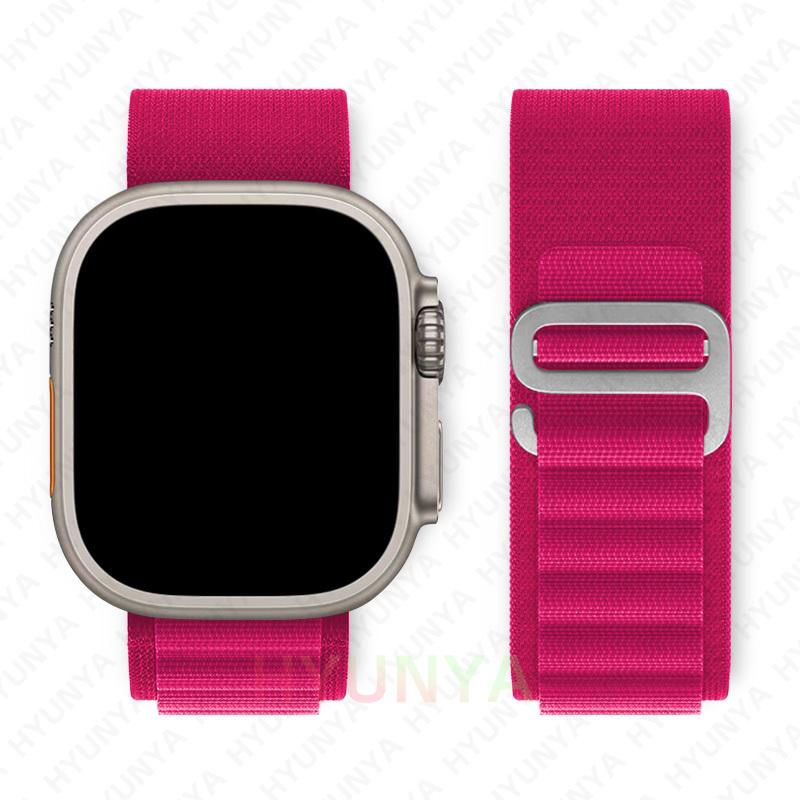 Alpine Λουράκι για Apple Watch Band Σειρά 10 9 8 7 SE Ultra 2 41mm 42mm 45mm 46mm 49mm 40mm 44mm IWatch Correa Λουράκι Ρολόι Βραχιόλι