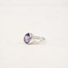 Natural Iolite Gemstone 925 Sterling Silver Jewelry Handmade Designer Boho Ring RR-46-10