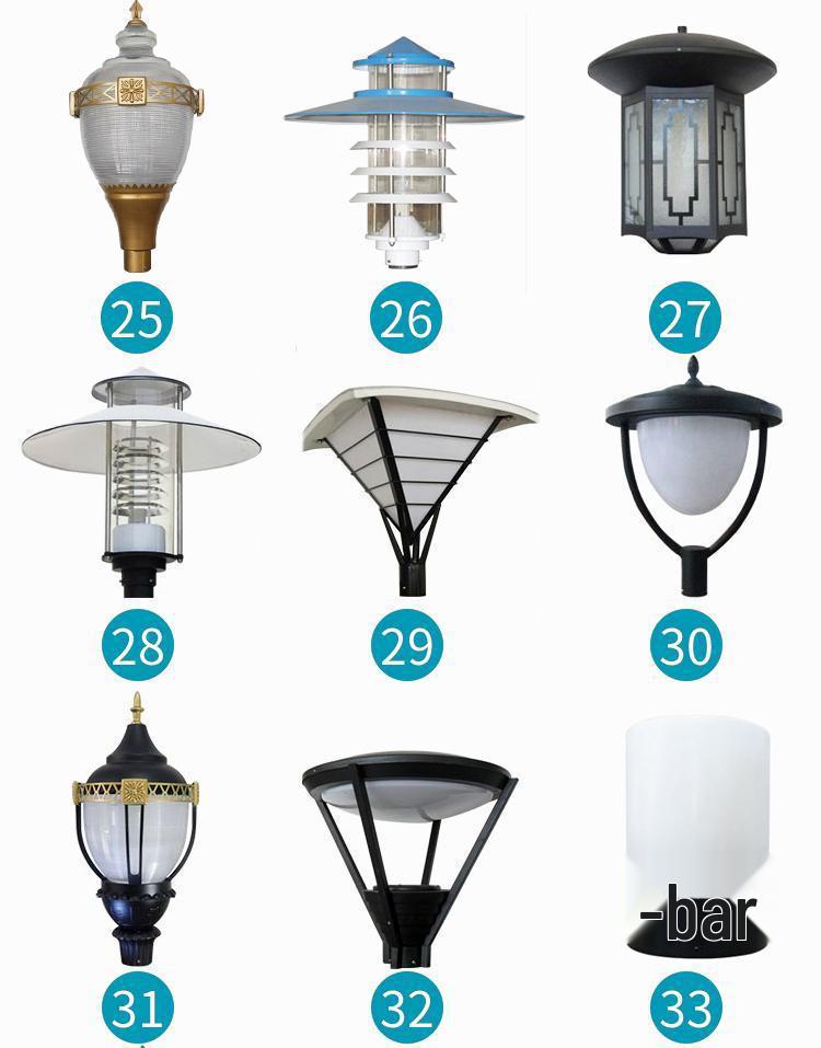 Rust-Proof 3m Courtyard Light Pole: Modern Landscape Street Light for Parks, Villas, Communities, and Households.